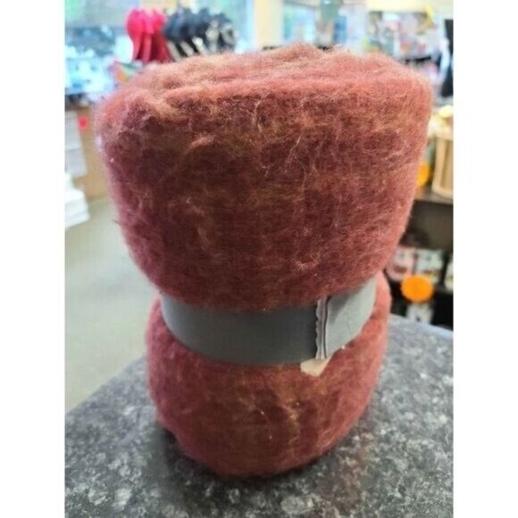 Threshold Faux Mohair Grid Fringed Throw Blanket - Picture 4 of 7